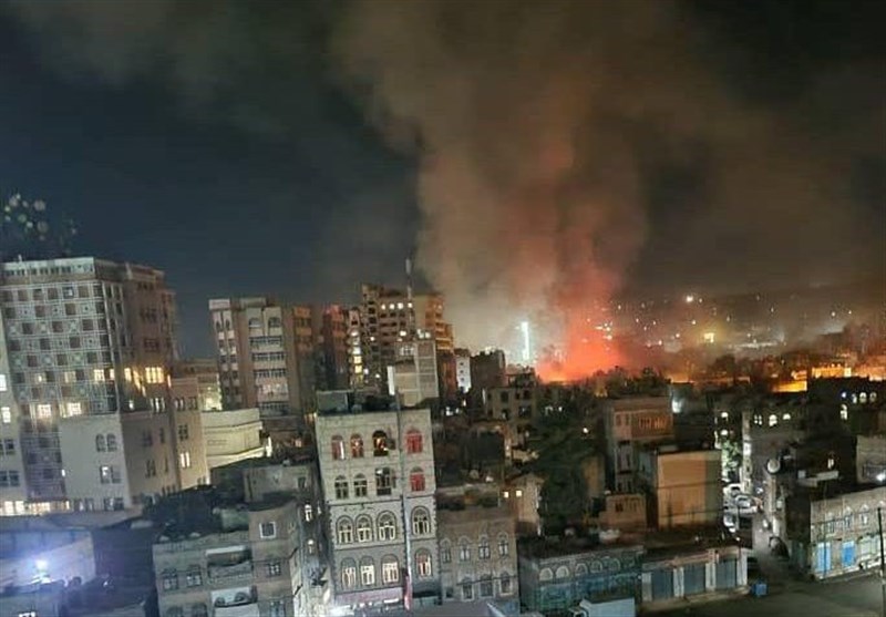 ائتلاف سعودی ۹ بار «السبعین» صنعاء را بمباران کرد