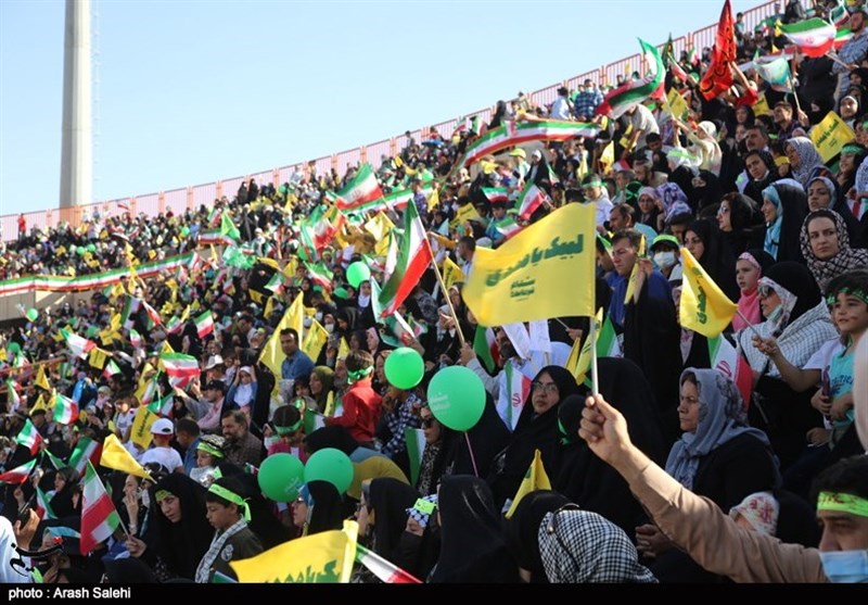 گردهمایی ۲۵ هزار نفری «سلام فرمانده» در قزوین به روایت تصویر