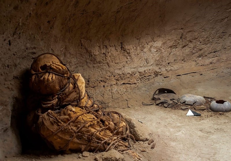 کشف یک مومیایی مرموز ۱۲۰۰ ساله در پرو! تصاویر