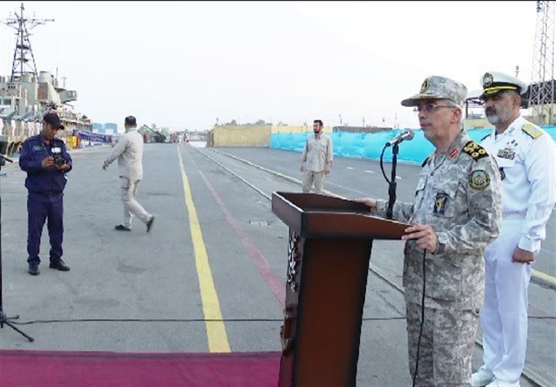 الحاق تجهیزات جدید به نیروی دریای ارتش در بندرعباس
