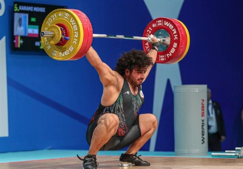 وزنه‌برداری قهرمانی جهان| یک نقره، حاصل تلاش مهدی کرمی در اولین تجربه جهانی/ مدال‌های ایران به ۴ رسید