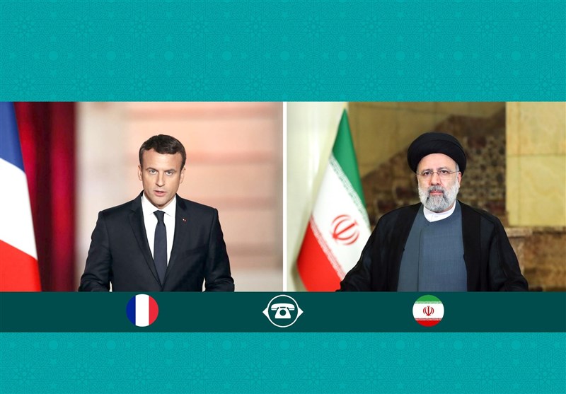 گفت‌وگوی ۹۰ دقیقه‌ای رئیسی و مکرون/ رئیس جمهور فرانسه به دنبال تعامل با ایران